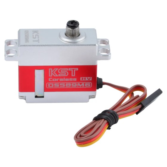 Original KST DS589MG V8.0 9.2Kgf.cm 0.08sec Mini Digital HV Metal Gear for RC Helicopter & Fixed Wing Digital Servo
